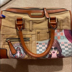 Nicole Lee Denim Vintage Purse